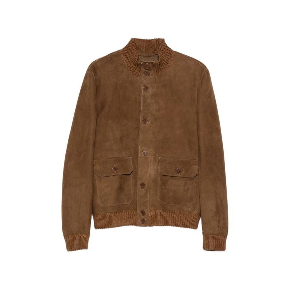 Santoro Brown Jackets - Leather Jackets Men